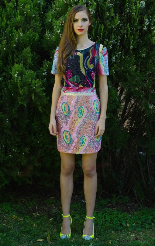 Sunset in Barcelona dress