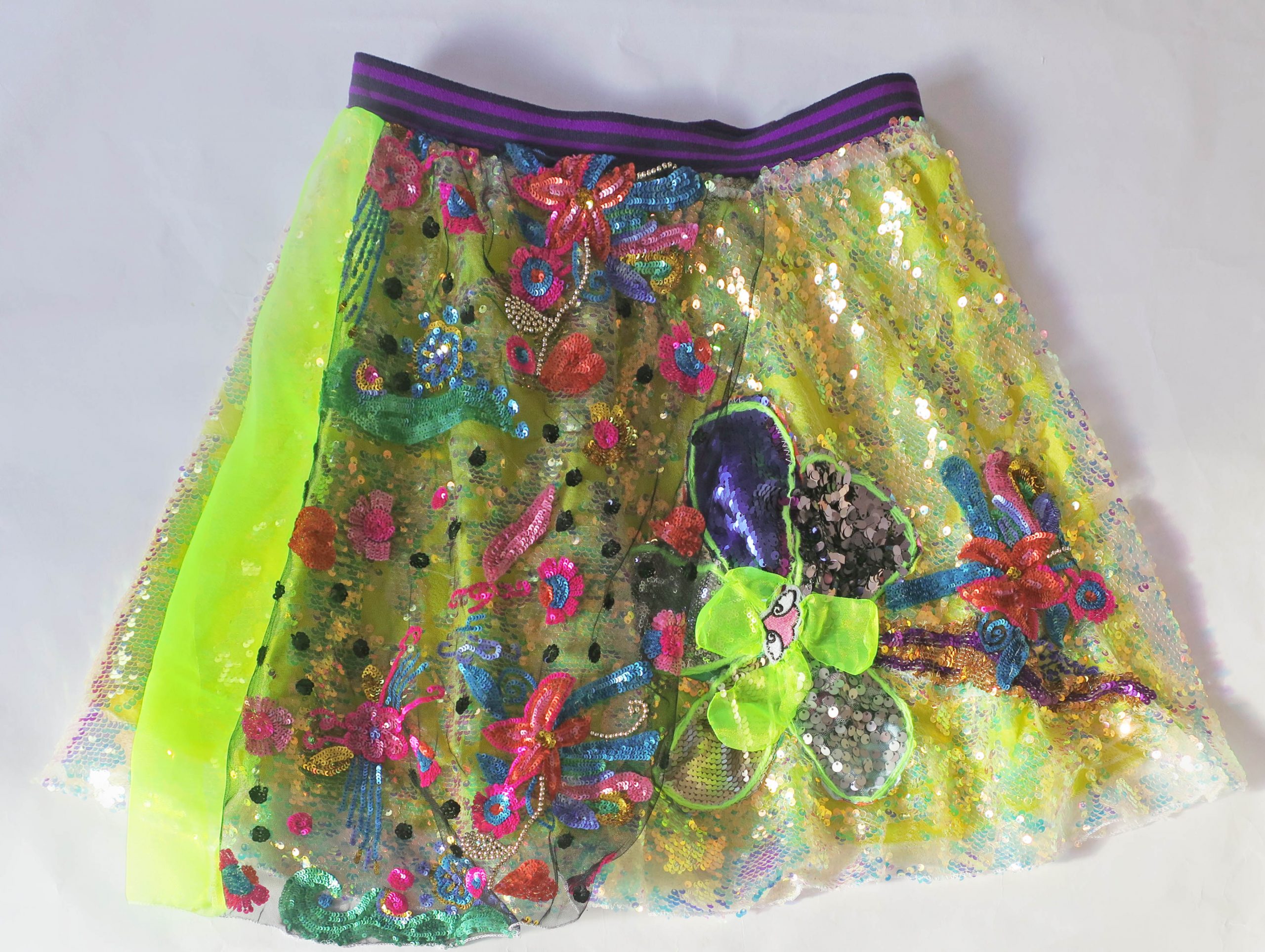 YELLOWSEQUINEDSKIRT Hero4Heroes