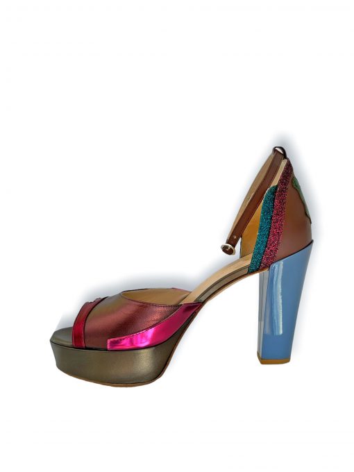 Summer chocolate platform heels - Image 2