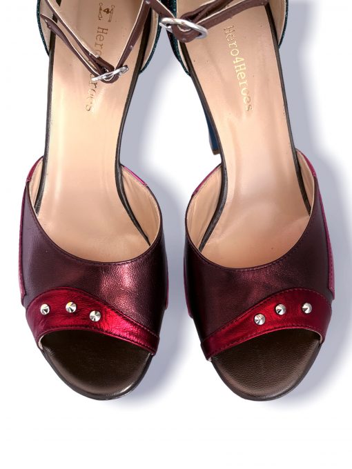 Summer chocolate platform heels - Image 3