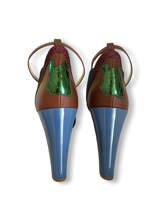 Summer chocolate platform heels - Image 4