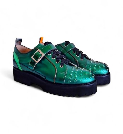 Avocado emerald loafers